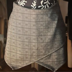 Plaid Skort
